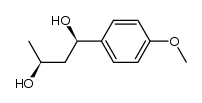 1-(4-methoxyphenyl)-1,3-butanediol结构式