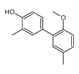 4-(2-methoxy-5-methylphenyl)-2-methylphenol Structure