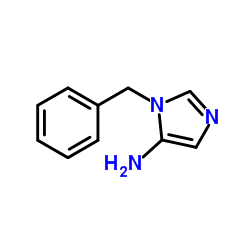 1-Benzyl-1H-imidazol-5-amine结构式