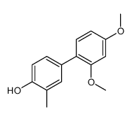 4-(2,4-dimethoxyphenyl)-2-methylphenol结构式