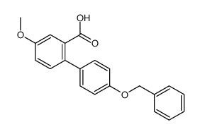 5-methoxy-2-(4-phenylmethoxyphenyl)benzoic acid结构式