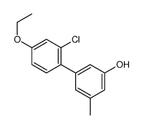 3-(2-chloro-4-ethoxyphenyl)-5-methylphenol结构式