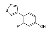 3-fluoro-4-thiophen-3-ylphenol Structure