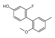 3-fluoro-4-(2-methoxy-5-methylphenyl)phenol Structure