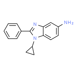 1-cyclopropyl-2-phenyl-1H-benzo[d]iMidazol-5-aMine图片