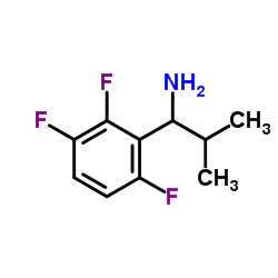 2-Methyl-1-(2,3,6-trifluorophenyl)-1-propanamine Structure