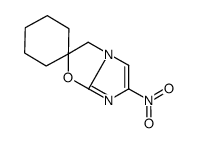 6-nitrospiro[3H-imidazo[2,1-b][1,3]oxazole-2,1'-cyclohexane] Structure