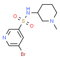 5-bromo-N-(1-Methylpiperidin-3-yl)pyridine-3-sulfonamide picture