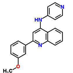 2-(3-Methoxyphenyl)-N-(4-pyridinyl)-4-quinolinamine Structure