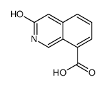 3-Hydroxy-8-isoquinolinecarboxylic acid结构式