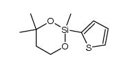 2,4,4-trimethyl-2-(thiophen-2-yl)-1,3,2-dioxasilinane Structure
