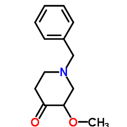 1-Benzyl-3-methoxy-4-piperidinone Structure