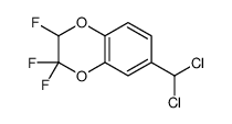 6-(dichloromethyl)-2,3,3-trifluoro-2H-1,4-benzodioxine结构式