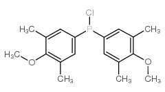 Bis(3,5-dimethyl-4-methoxyphenyl)chlorophosphine structure