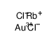 rubidium tetrachloroaurate structure