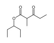 pentan-3-yl 2-methyl-3-oxopentanoate结构式
