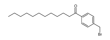 1-(4-(bromomethyl)phenyl)dodecan-1-one结构式