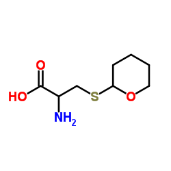 S-(Tetrahydro-2H-pyran-2-yl)cysteine结构式