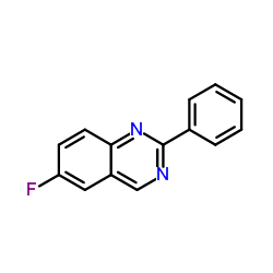 6-Fluoro-2-phenylquinazoline结构式