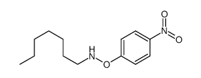 N-heptyl-O-(4-nitrophenyl)hydroxylamine Structure