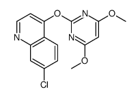 7-chloro-4-(4,6-dimethoxypyrimidin-2-yl)oxyquinoline Structure