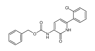 benzyl 6-(2-chlorophenyl)-2-oxo-1,2-dihydropyridin-3-ylcarbamate Structure