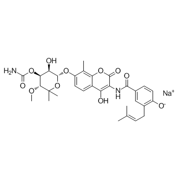 Novobiocin Sodium Salt Structure