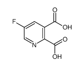 5-fluoropyridine-2,3-dicarboxylic acid structure