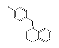 N-(4-iodobenzyl)-1,2,3,4-tetrahydroquinaldine Structure