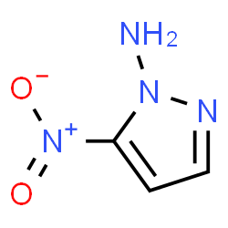 1H-Pyrazol-1-amine,5-nitro-(9CI)结构式