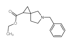 ethyl 5-benzyl-5-azaspiro[2.4]heptane-1-carboxylate结构式