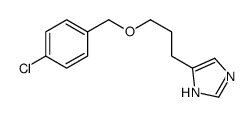 5-[3-[(4-chlorophenyl)methoxy]propyl]-1H-imidazole Structure