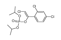 Phosphorsaeure-(2-chlor-1-(2,4-dichlor-phenyl)-vinylester)-diisopropylester结构式