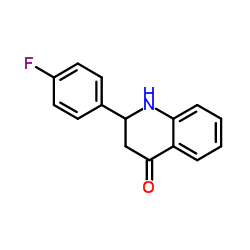 2-(4-Fluorophenyl)-2,3-dihydro-4(1H)-quinolinone Structure