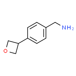 (4-(氧杂环丁烷-3-基)苯基)甲胺结构式