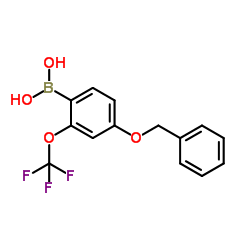 4-Benzyloxy-2-(trifluoromethoxy)phenylboronic acid picture
