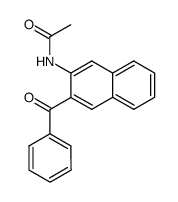(2-acetamidonaphthalen-3-yl)phenylmethanone结构式