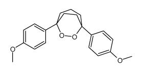 1,5-bis(4-methoxyphenyl)-6,7-dioxabicyclo[3.2.2]nonane Structure