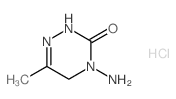 4-AMINO-6-METHYL-4,5-DIHYDRO-1,2,4-TRIAZIN-3(2H)-ONE HYDROCHLORIDE picture