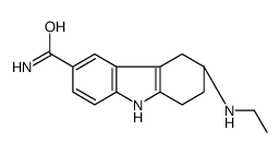 (6R)-6-(ethylamino)-6,7,8,9-tetrahydro-5H-carbazole-3-carboxamide Structure