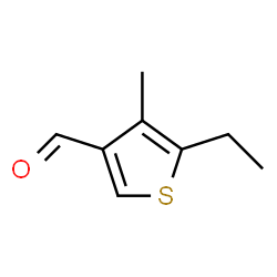 3-Thiophenecarboxaldehyde, 5-ethyl-4-methyl- (9CI) structure