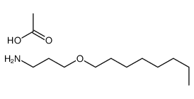 3-(octyloxy)propylammonium acetate结构式