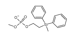 methyl (2-(methyldiphenylsilyl)ethyl) phosphate Structure