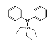 (diphenylamino)triethylstannane Structure