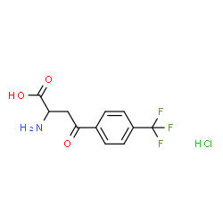 DL-2-AMINO-4-(4-TRIFLUOROMETHYLPHENYL)-4-OXOBUTANOIC ACID HCL Structure