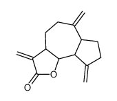 3,6,9-trimethylidene-3a,4,5,6a,7,8,9a,9b-octahydroazuleno[4,5-b]furan-2-one Structure