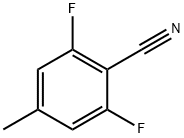 2,6-Difluoro-4-methylbenzonitrile Structure