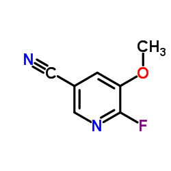 6-Fluoro-5-methoxynicotinonitrile Structure