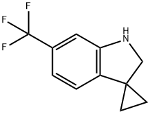 6'-(TRIFLUOROMETHYL)SPIRO[CYCLOPROPANE-1,3'-INDOLINE] Structure