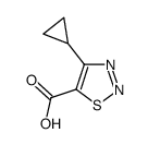 4-Cyclopropyl-[1,2,3]thiadiazole-5-carboxylicacid structure